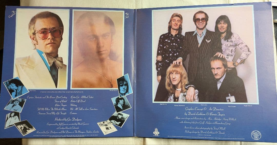 Elton John - Captain Fantastic And The Brown Dirt Cowboy LP UK Original 1975