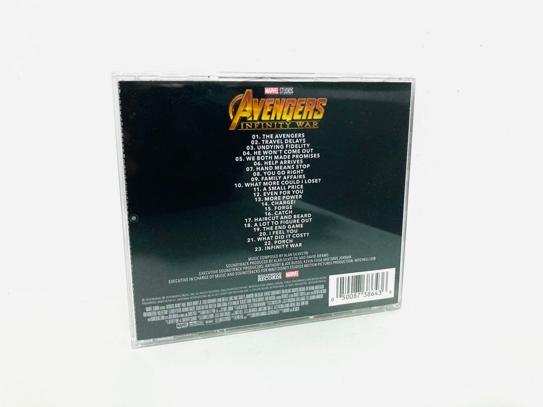 Alan Silvestri Avengers: Infinity War Original Motion Picture Soundtrack CD (US)