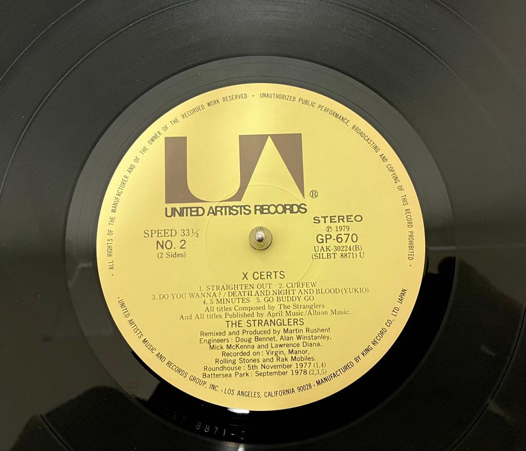 The Stranglers X Certs LP with EP bonus, Japan Import, VG condition | Japansoundstore