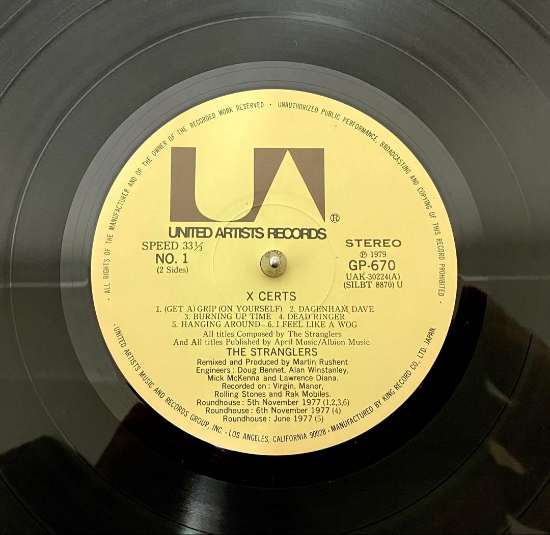 The Stranglers X Certs LP with EP bonus, Japan Import, VG condition | Japansoundstore