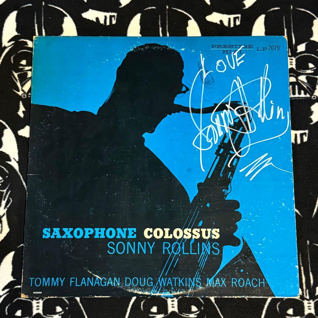 Sonny Rollins Saxophone Colossus LP Hand-Signed Jazz Vinyl Japan SMJ-6501(M)