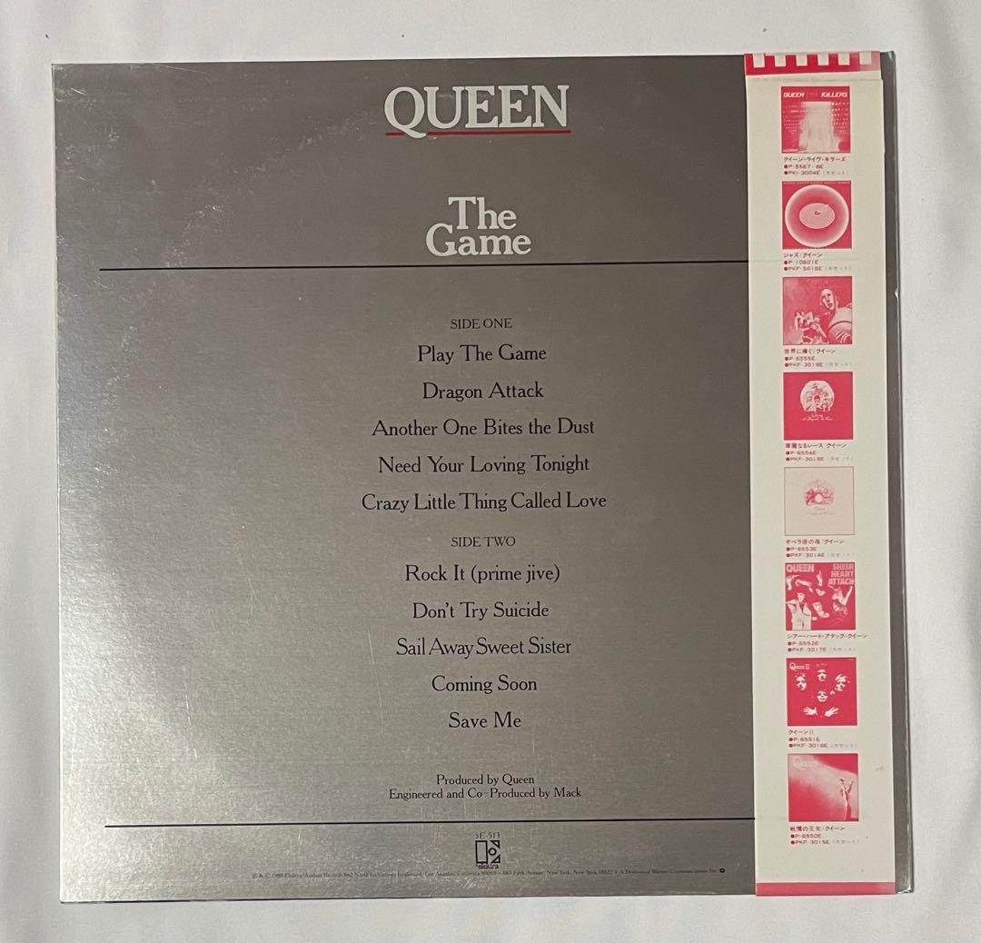 Queen - The Game LP Vinyl 1980 Japan Pressing w/ Obi Strip Excellent Condition