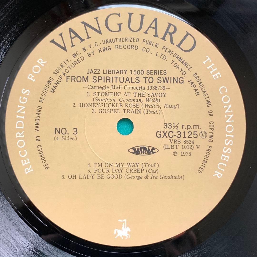 Various - From Spirituals To Swing 1938/39 2LP Japan Jazz Library OBI Insert