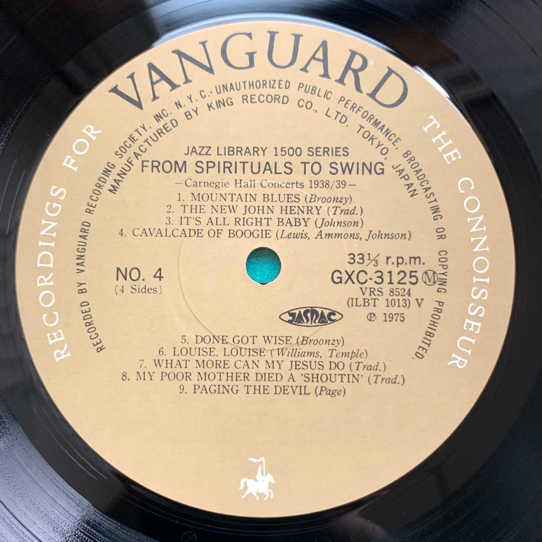 Various - From Spirituals To Swing 1938/39 2LP Japan Jazz Library OBI Insert