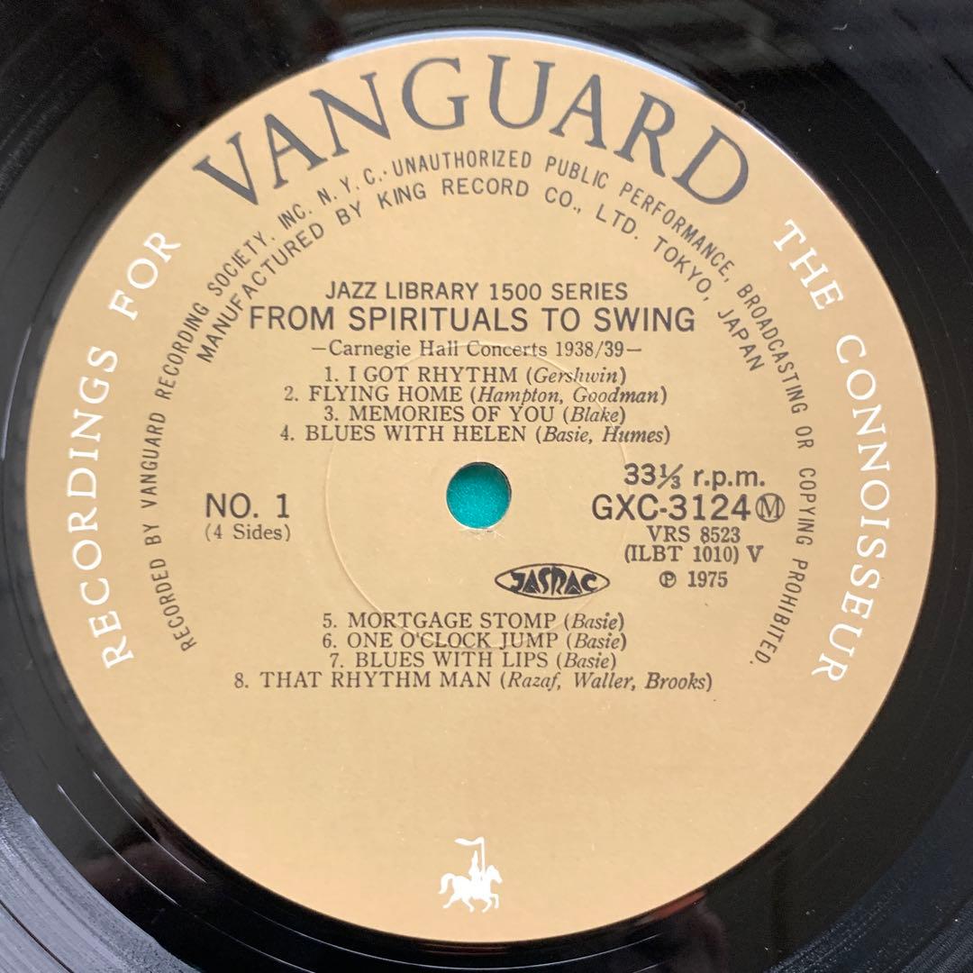 Various - From Spirituals To Swing 1938/39 2LP Japan Jazz Library OBI Insert