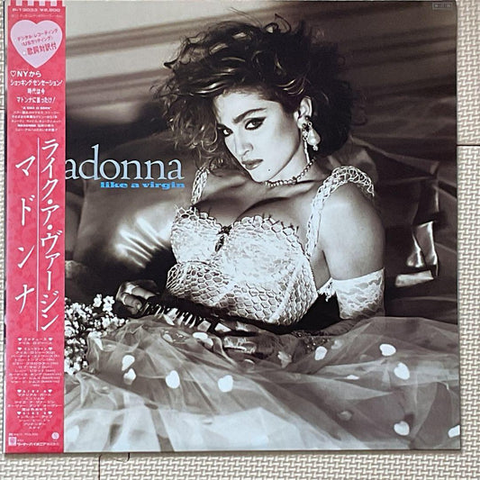 Madonna - Like a Virgin LP Japan Vinyl w/ Obi & Lyric Insert