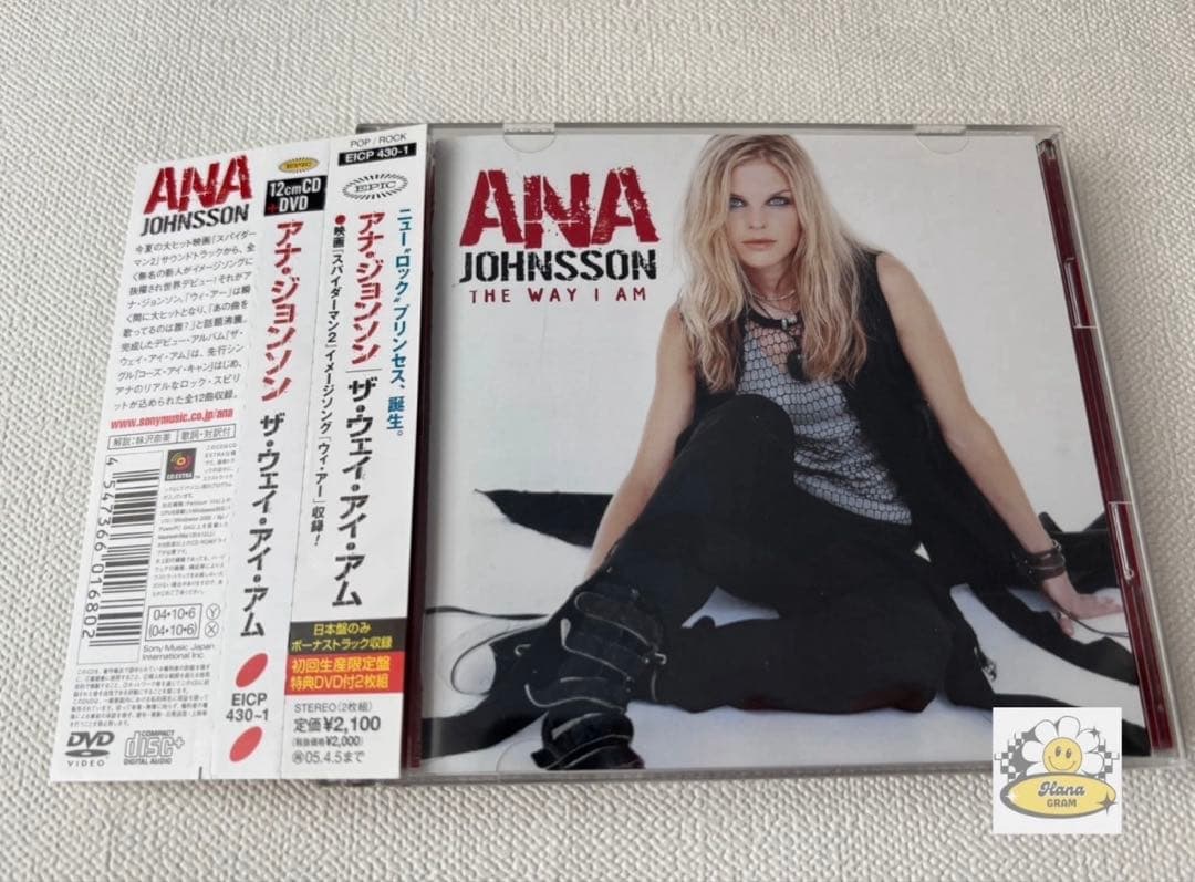 Ana Johnsson - The Way I Am - CD+DVD Japan Press with OBI Limited Edition 2004