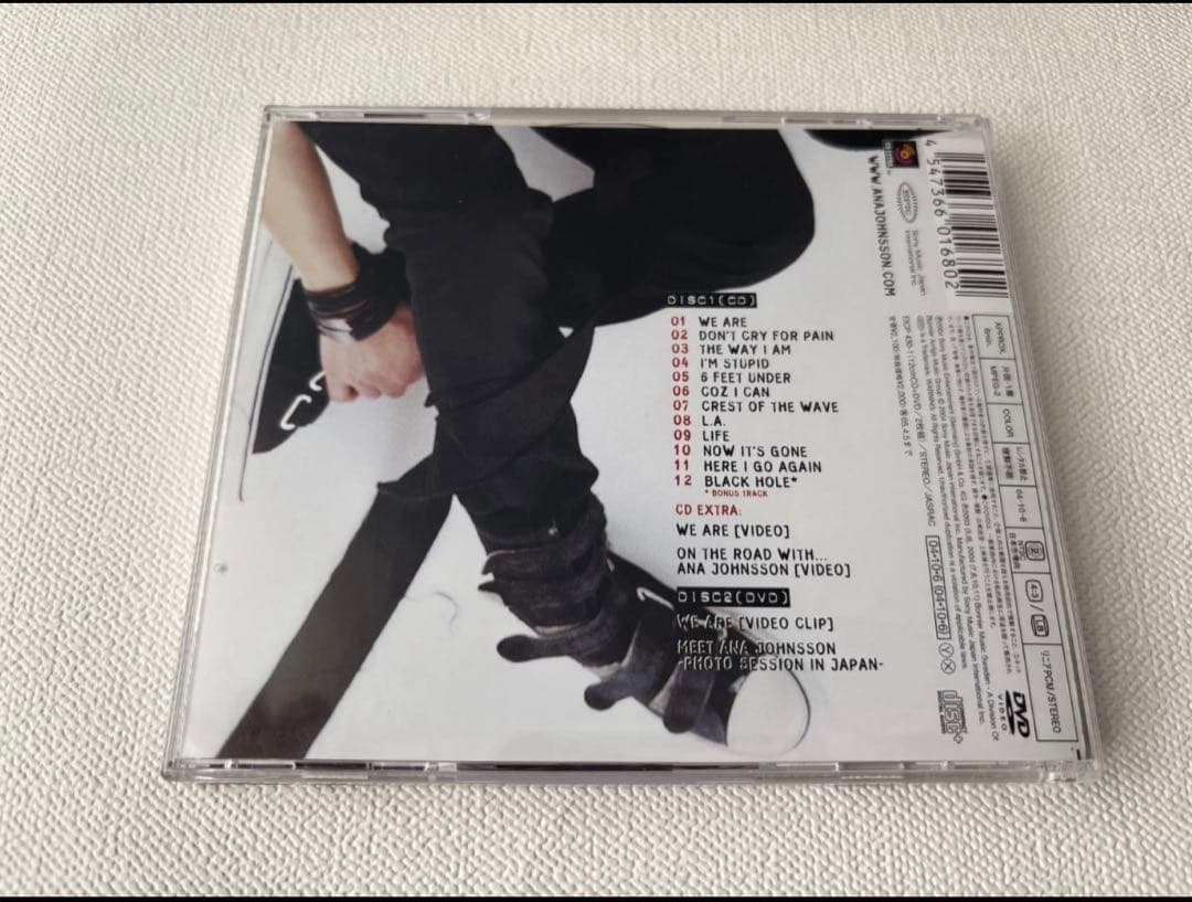 Ana Johnsson - The Way I Am - CD+DVD Japan Press with OBI Limited Edition 2004