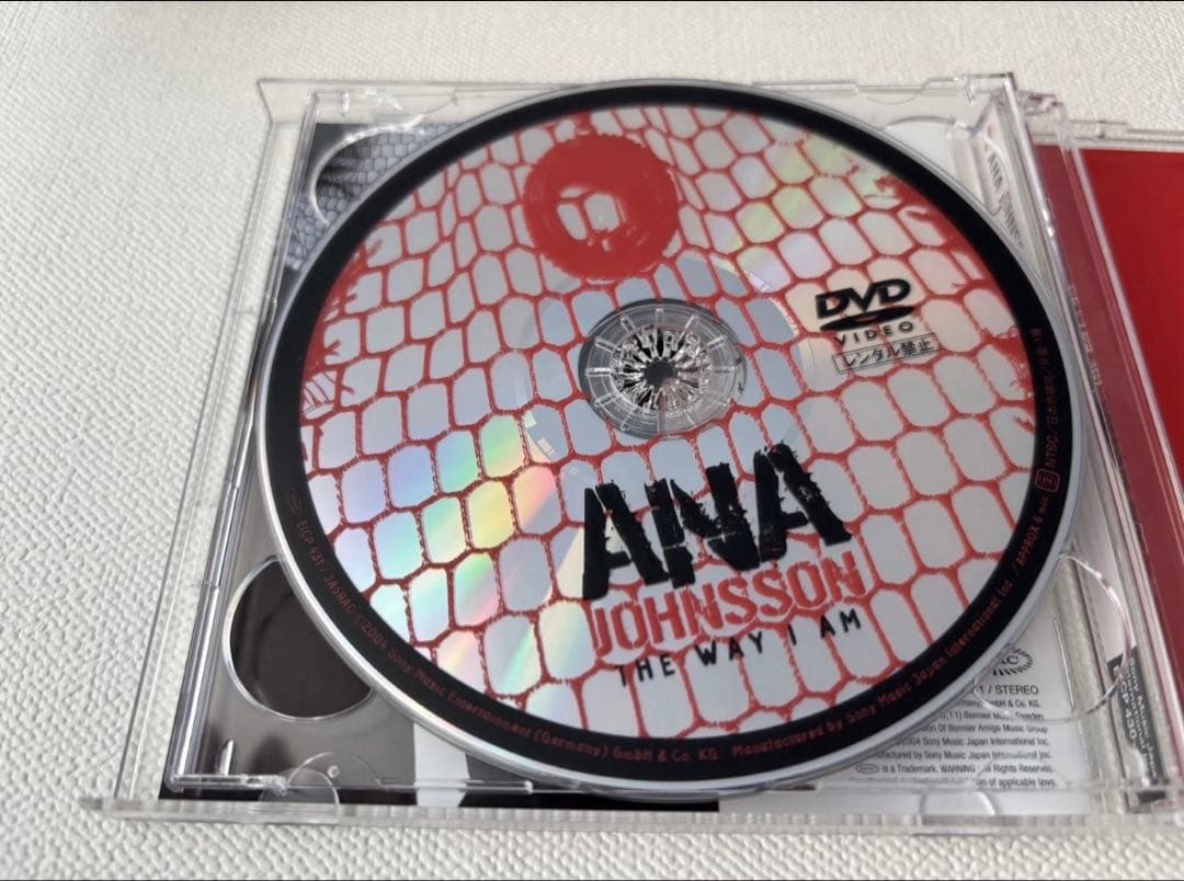 Ana Johnsson - The Way I Am - CD+DVD Japan Press with OBI Limited Edition 2004