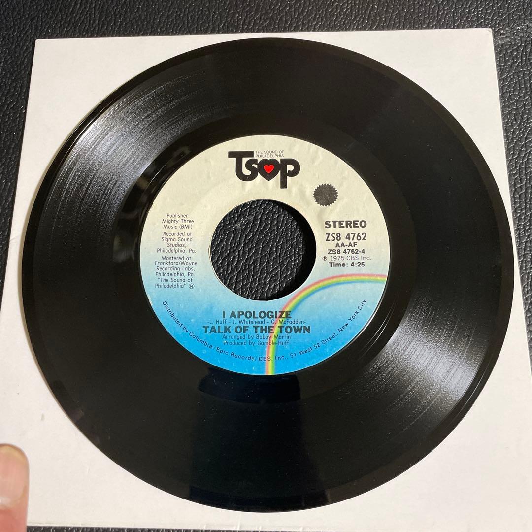 Talk Of The Town - If We Got The Will / I Apologize 7" Soul TSOP US Original