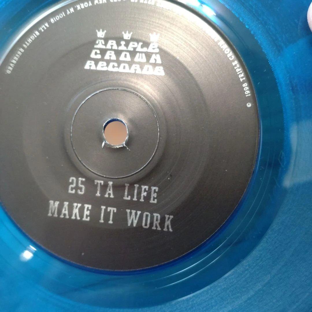 Skarhead 25 Ta Life Split 7" Blue Vinyl Triple Crown Records Hardcore Punk