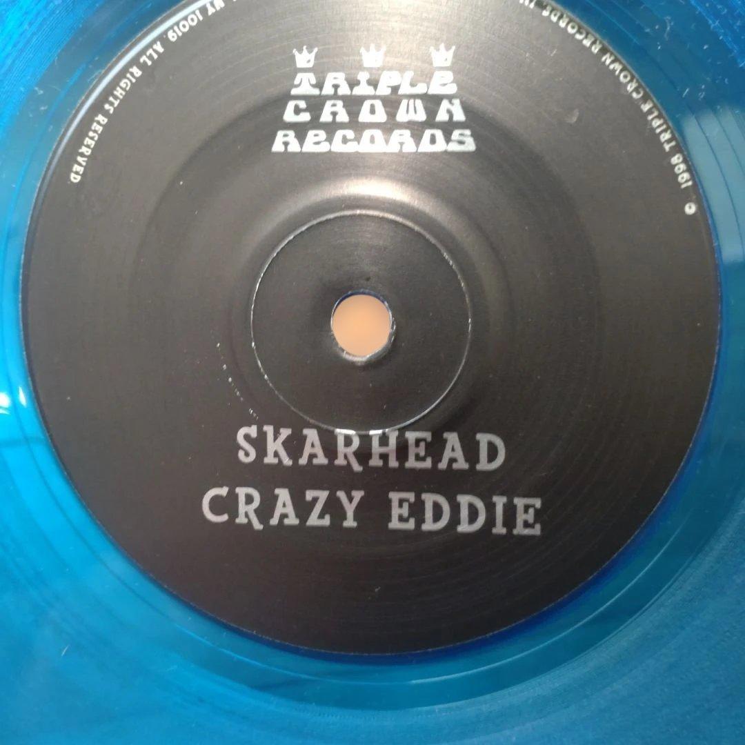 Skarhead 25 Ta Life Split 7" Blue Vinyl Triple Crown Records Hardcore Punk