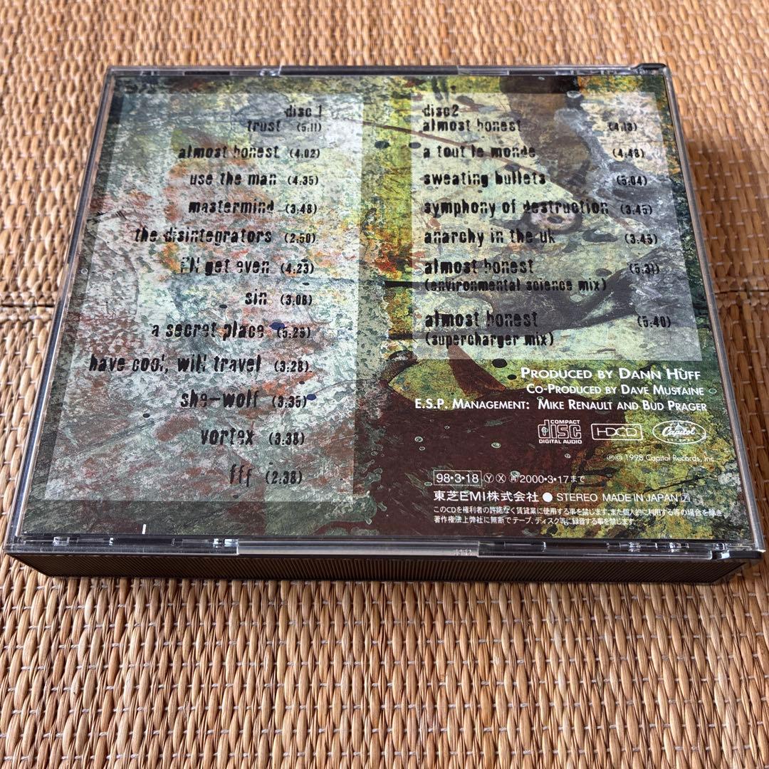 Megadeth - Cryptic Writings + Live Tracks II 2CD Japan Press Limited Edition