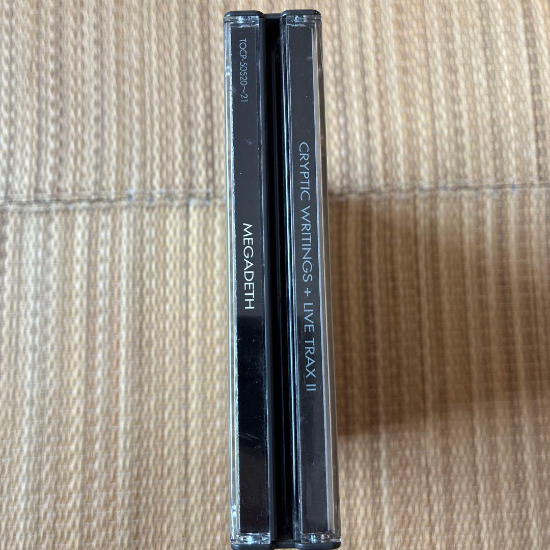 Megadeth - Cryptic Writings + Live Tracks II 2CD Japan Press Limited Edition