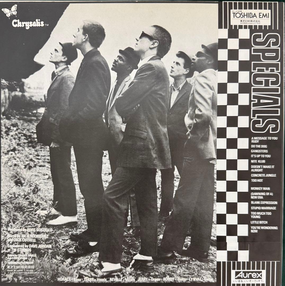 The Specials S/T Vinyl LP Japan Original 1979 Pressing WWS-81288 w/ OBI Insert