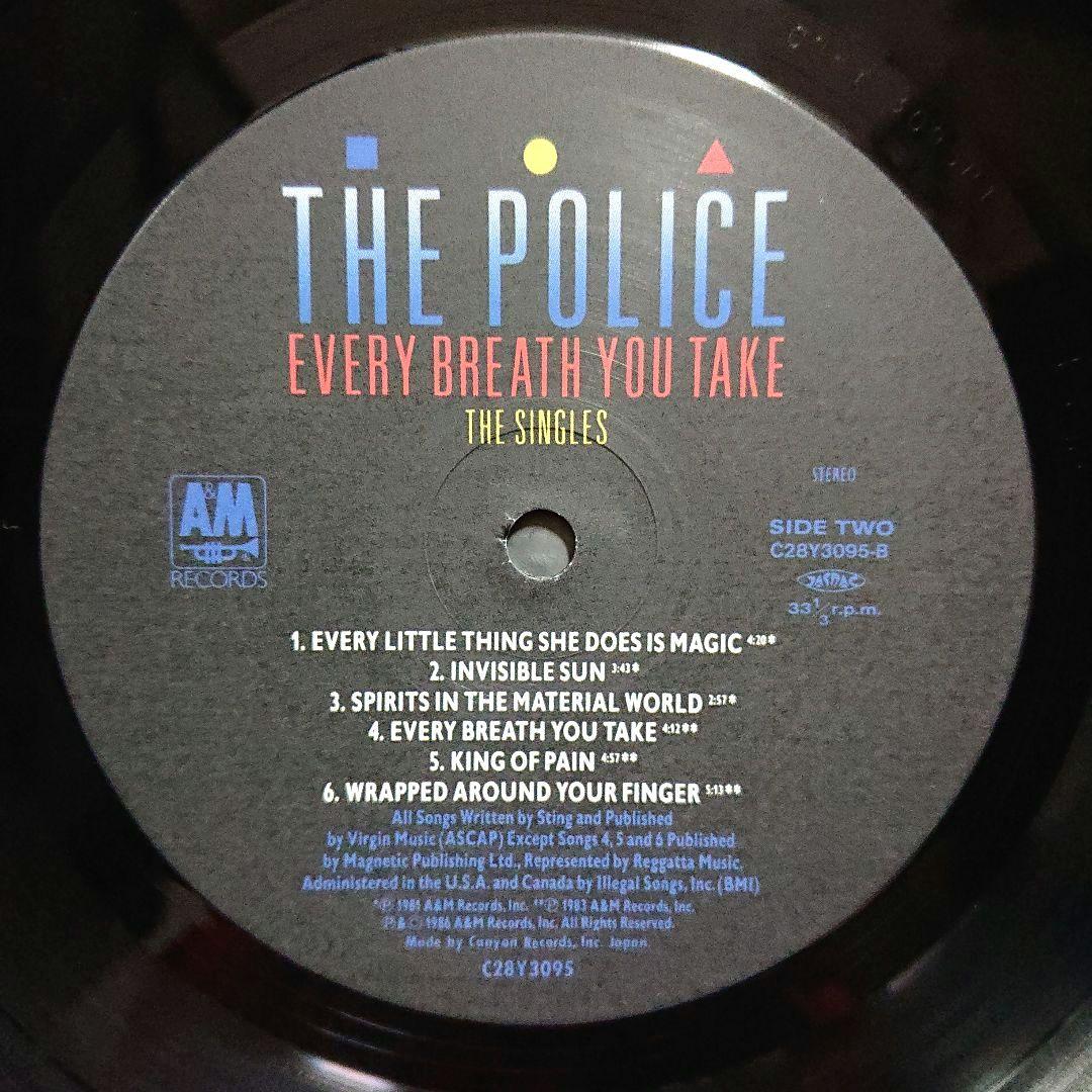 The Police - Every Breath You Take The Singles LP 1986 Japan Pressing w/ OBI