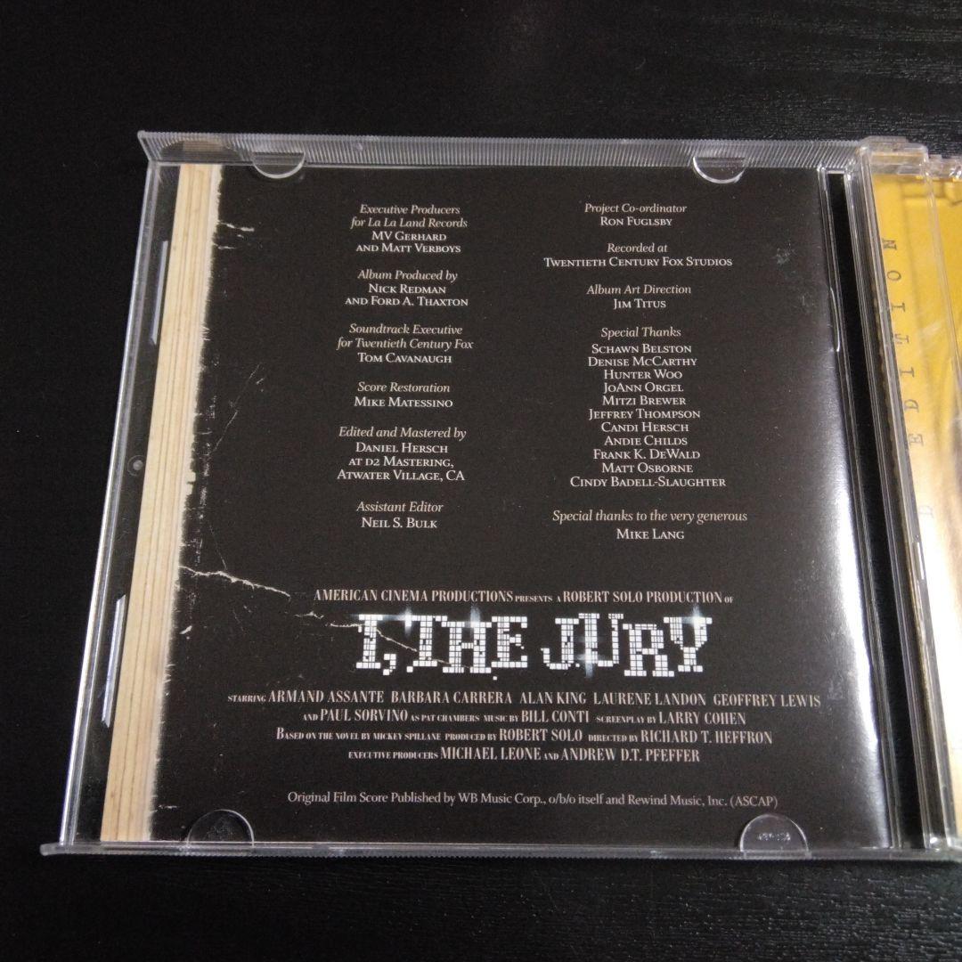 Bill Conti - I, The Jury Original Motion Picture Soundtrack CD Limited Edition