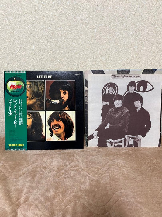 The Beatles LET IT BE LP Stereo Obi Included Used & Commentary | Japansoundstore