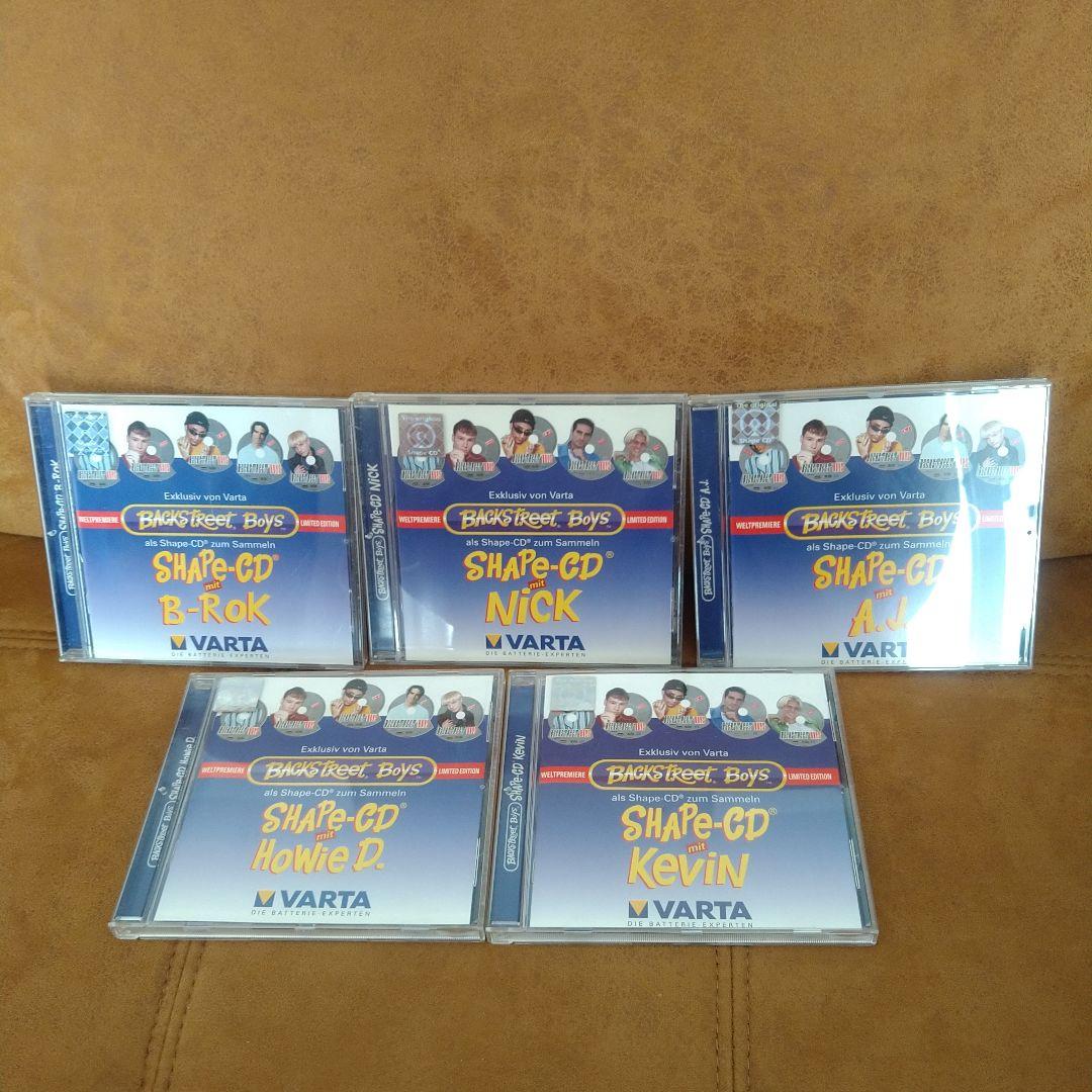 Backstreet Boys Shape-CD Limited Edition 5-Disc Set Varta Promo Rare 1997