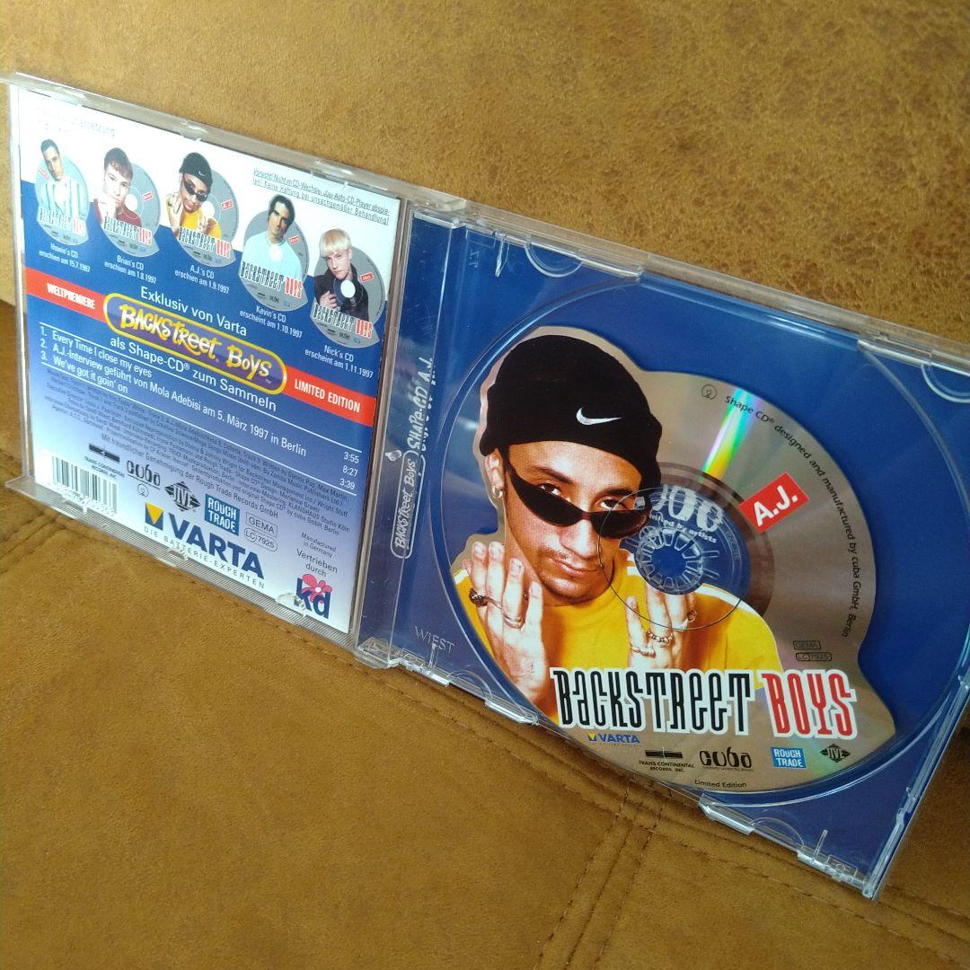 Backstreet Boys Shape-CD Limited Edition 5-Disc Set Varta Promo Rare 1997