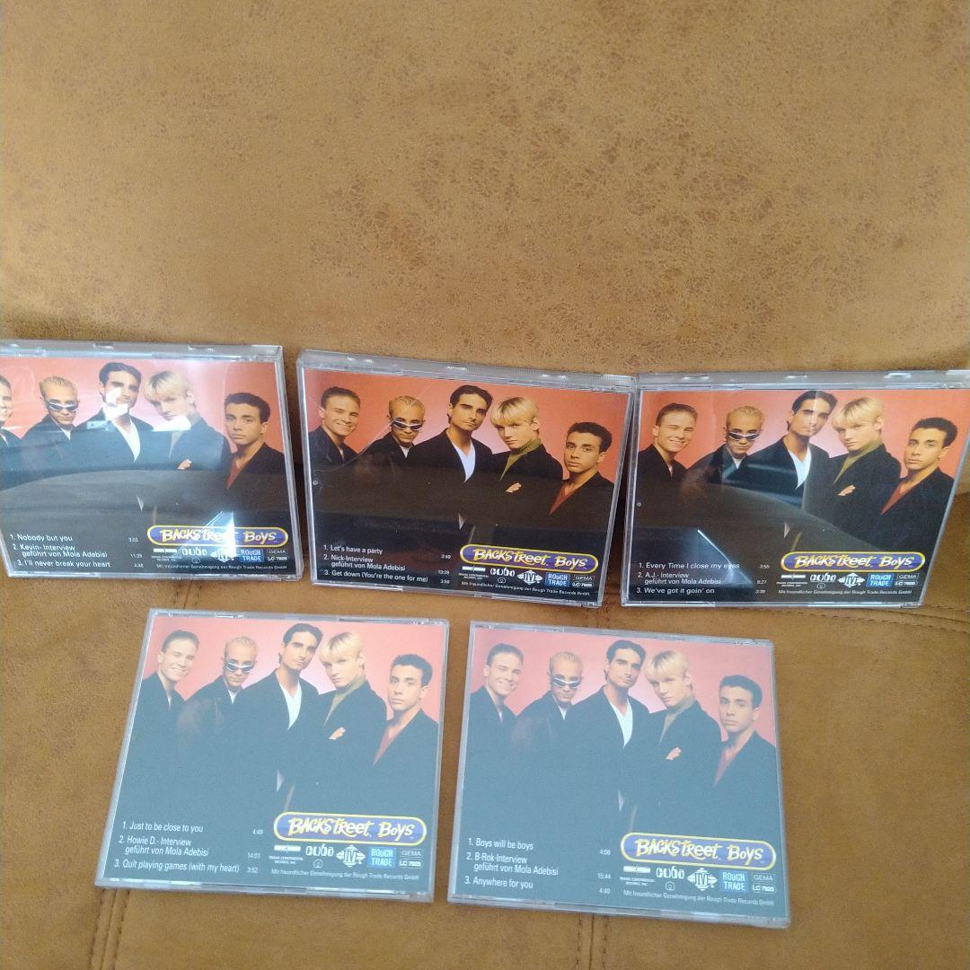 Backstreet Boys Shape-CD Limited Edition 5-Disc Set Varta Promo Rare 1997