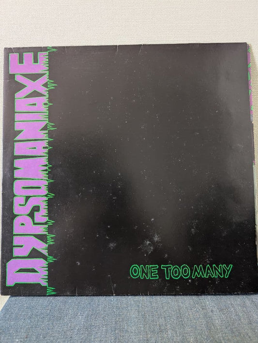 Dypsomaniaxe - One Too Many - Rare Green Marble Vinyl LP Psychobilly