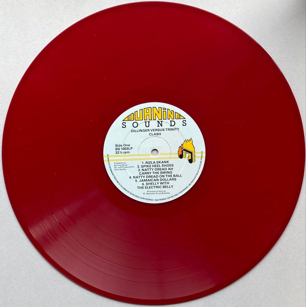 Dillinger Versus Trinity - Clash LP Rare Colored Vinyl 1977 UK Reggae