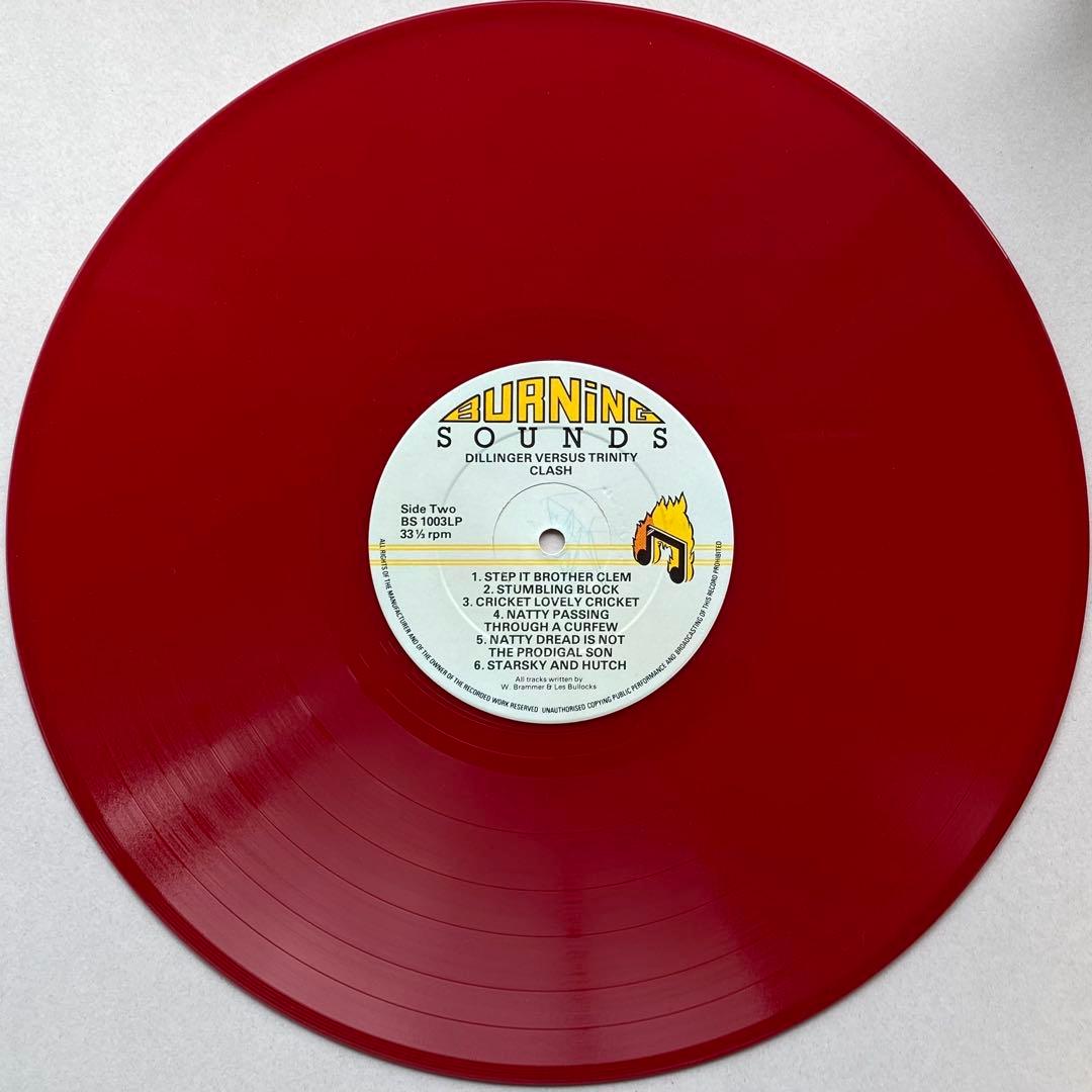 Dillinger Versus Trinity - Clash LP Rare Colored Vinyl 1977 UK Reggae