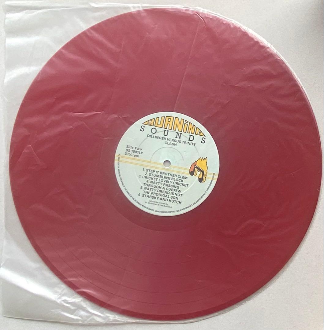 Dillinger Versus Trinity - Clash LP Rare Colored Vinyl 1977 UK Reggae