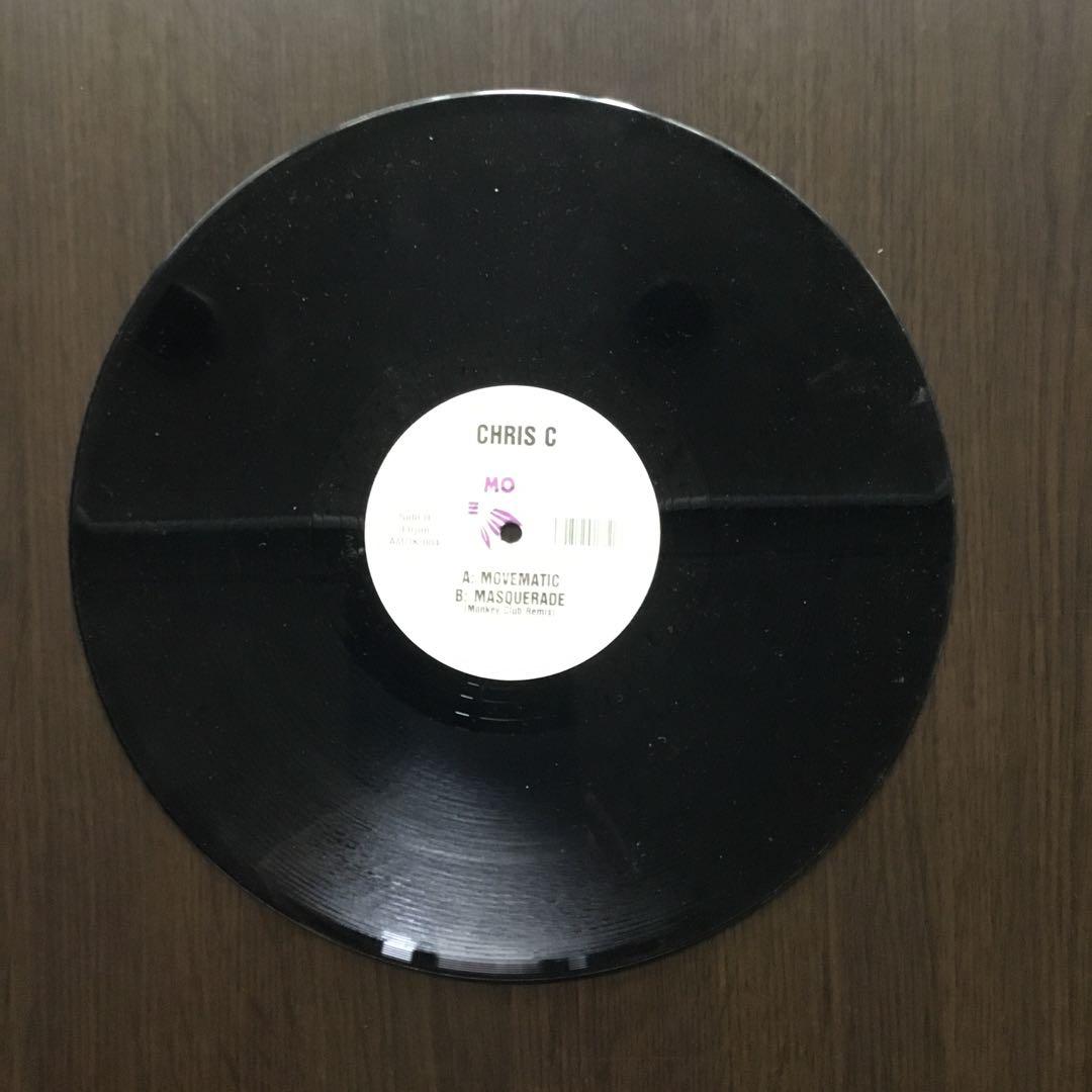 CHRIS C - Movematic / Masquerade 12-inch Vinyl Single Mohawk Records AMOK 004