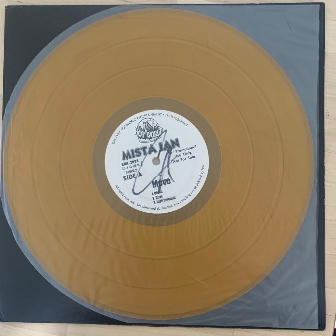 Mista Ian Move Memphis Rap 12" Gold Vinyl Promo 33RPM Used | Japansoundstore