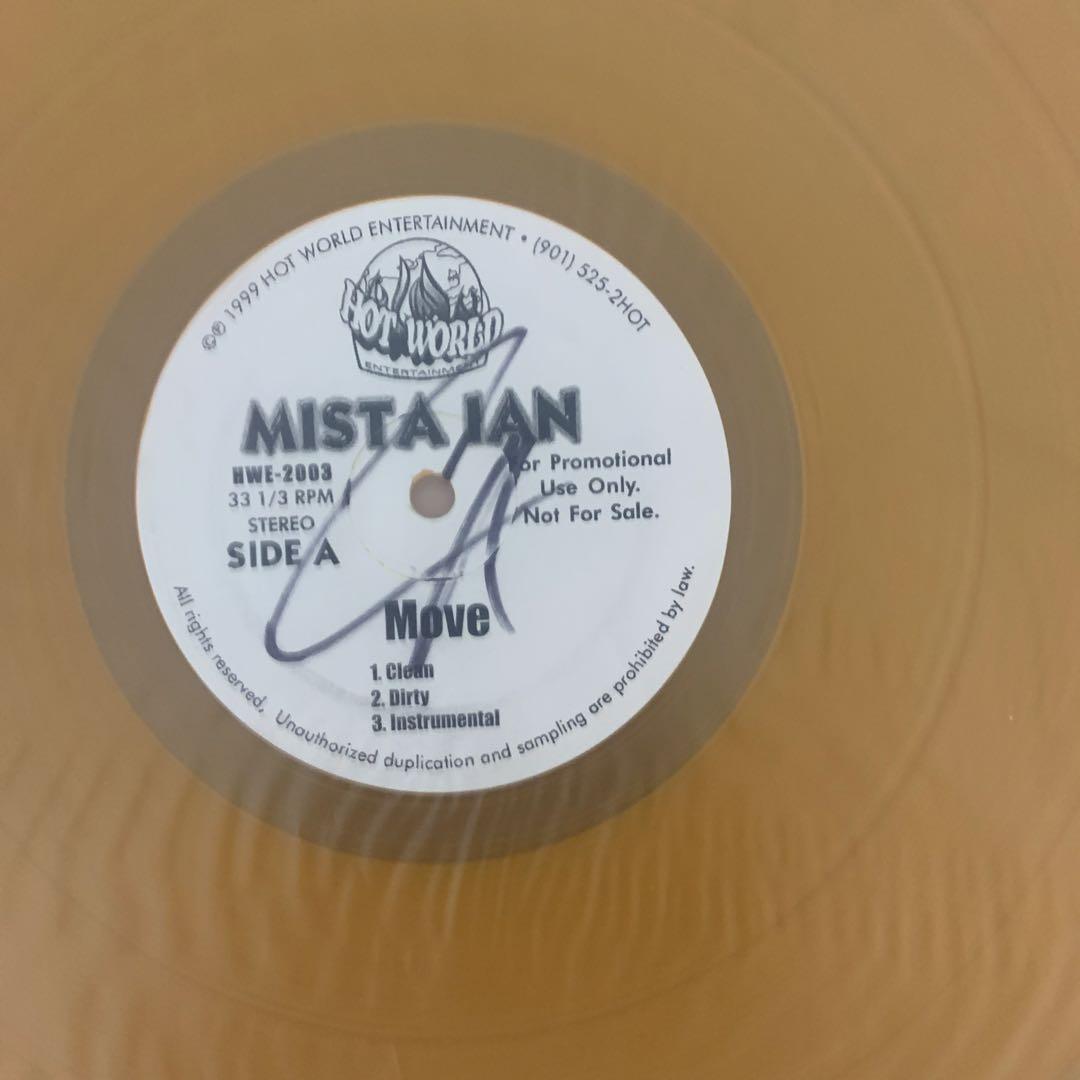 Mista Ian Move Memphis Rap 12" Gold Vinyl Promo 33RPM Used | Japansoundstore