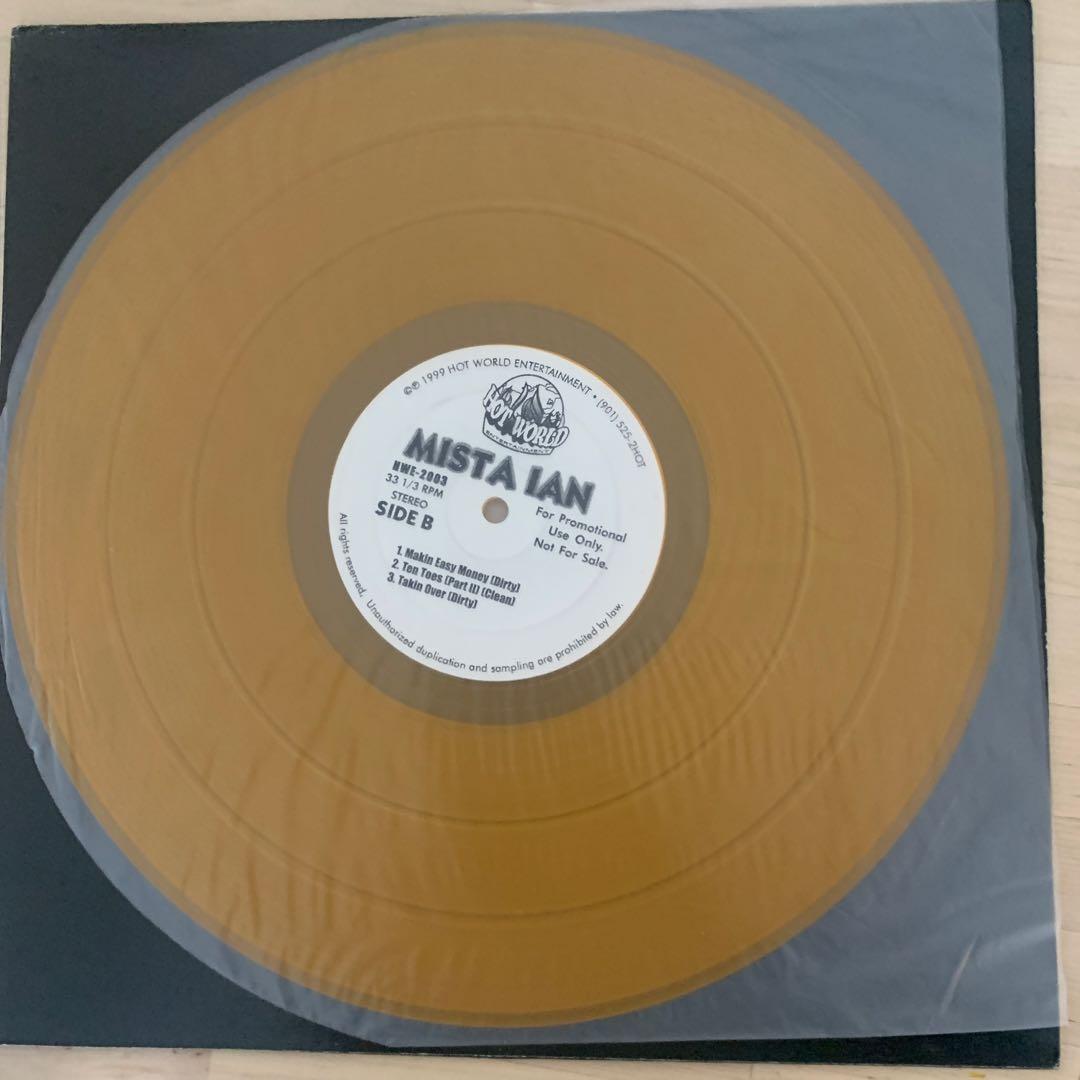 Mista Ian Move Memphis Rap 12" Gold Vinyl Promo 33RPM Used | Japansoundstore