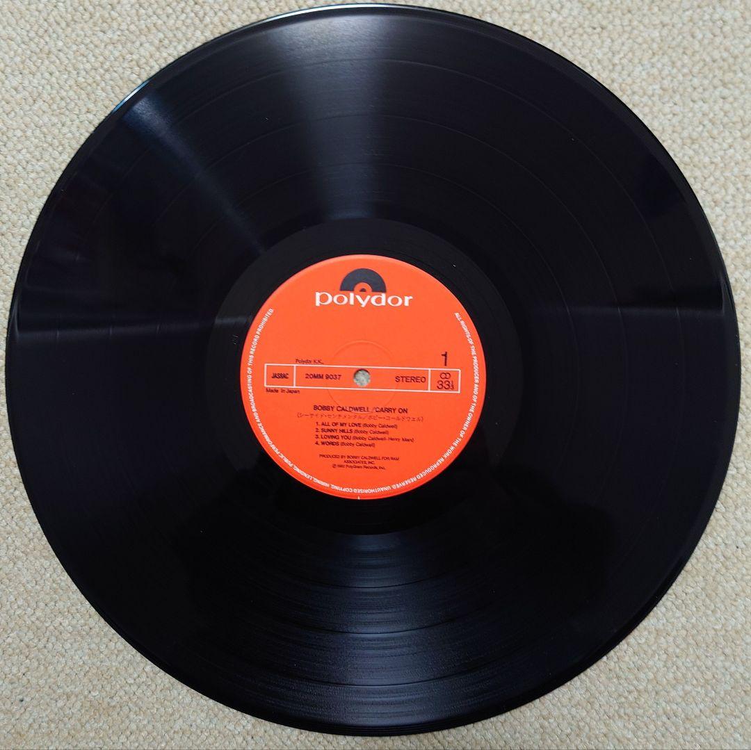 Bobby Caldwell Carry On LP with Obi, Excellent Condition, Japanese Import | Japansoundstore