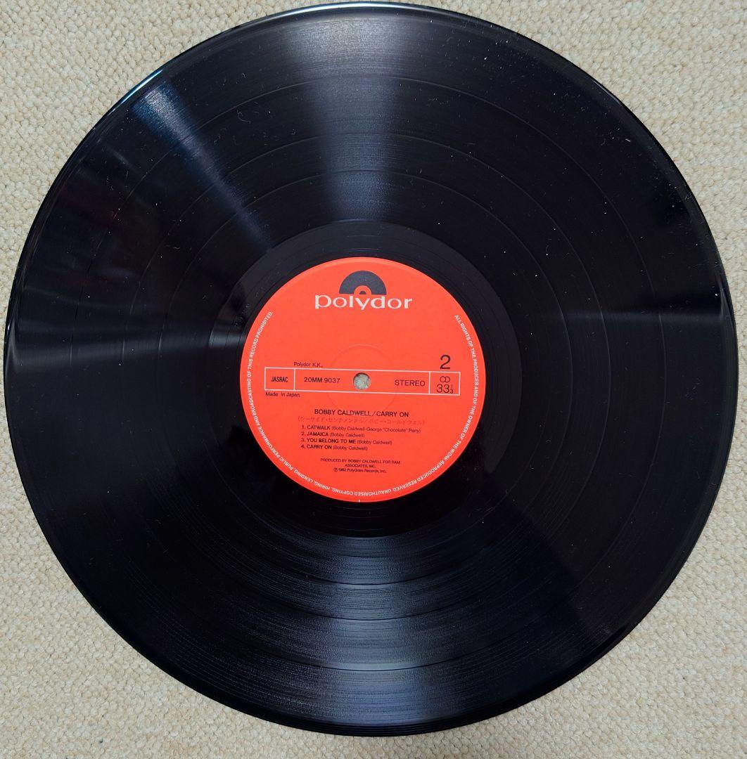 Bobby Caldwell Carry On LP with Obi, Excellent Condition, Japanese Import | Japansoundstore