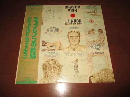 John Lennon - Shaved Fish Vinyl LP Japan Pressing With Obi Strip