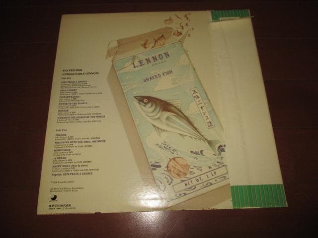 John Lennon - Shaved Fish Vinyl LP Japan Pressing With Obi Strip