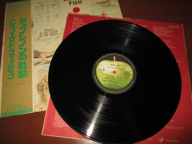 John Lennon - Shaved Fish Vinyl LP Japan Pressing With Obi Strip
