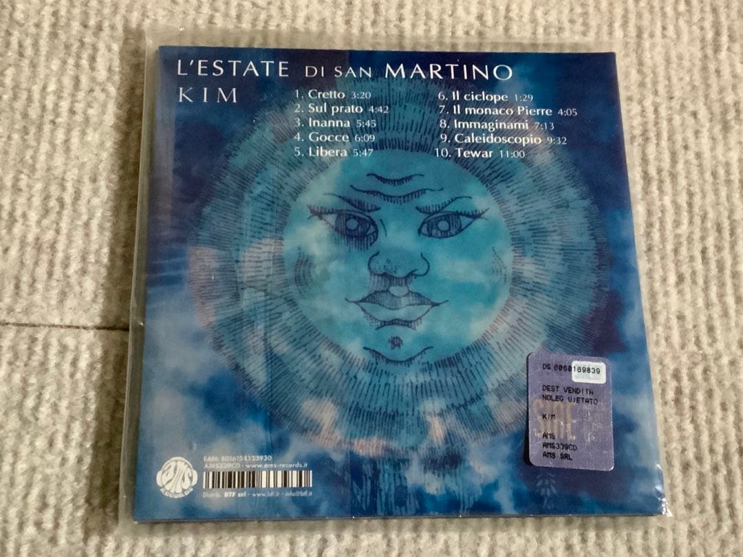 L'Estate di San Martino - Kim CD Mini-LP Paper Sleeve Progressive Rock Japan