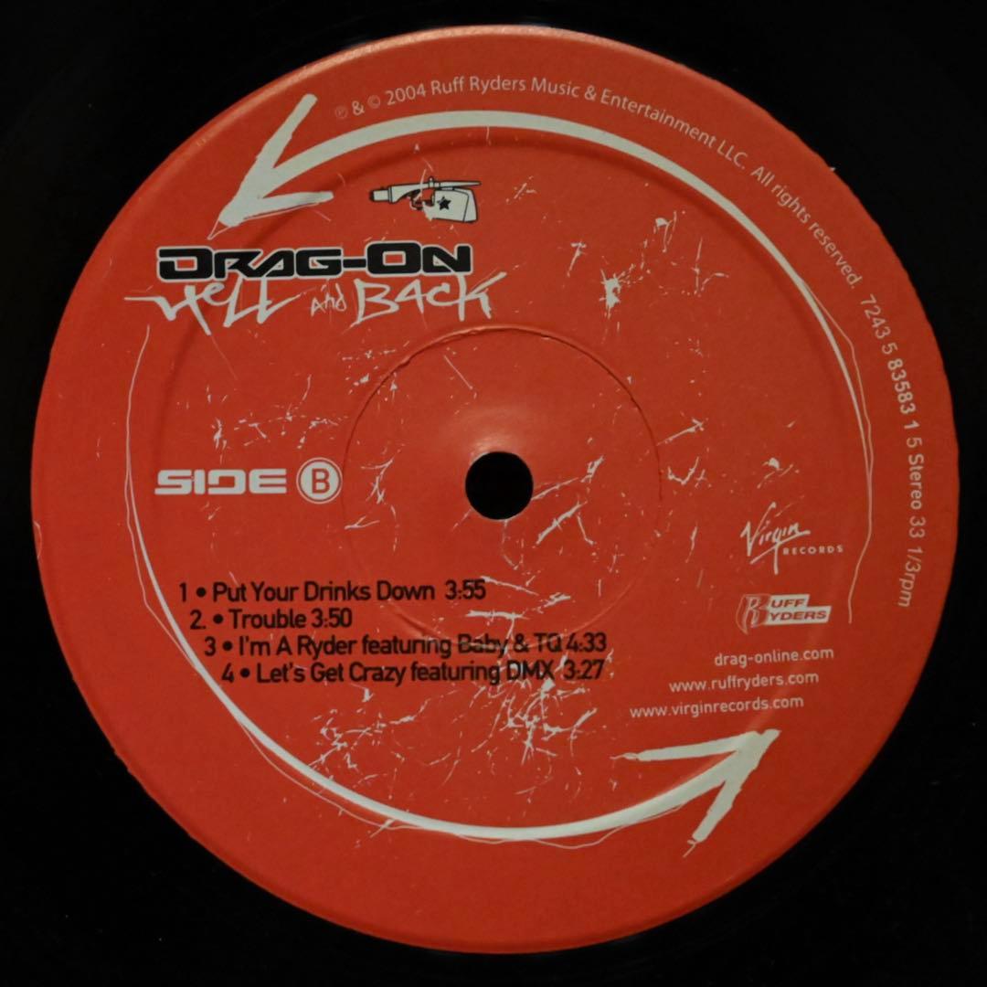 Drag-On - Hell And Back 2LP Vinyl Record 2004 Ruff Ryders Hip Hop Album