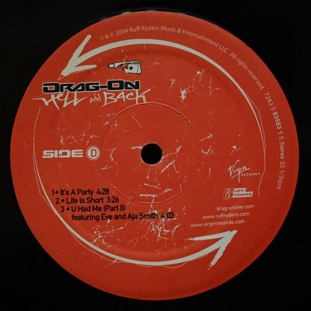 Drag-On - Hell And Back 2LP Vinyl Record 2004 Ruff Ryders Hip Hop Album
