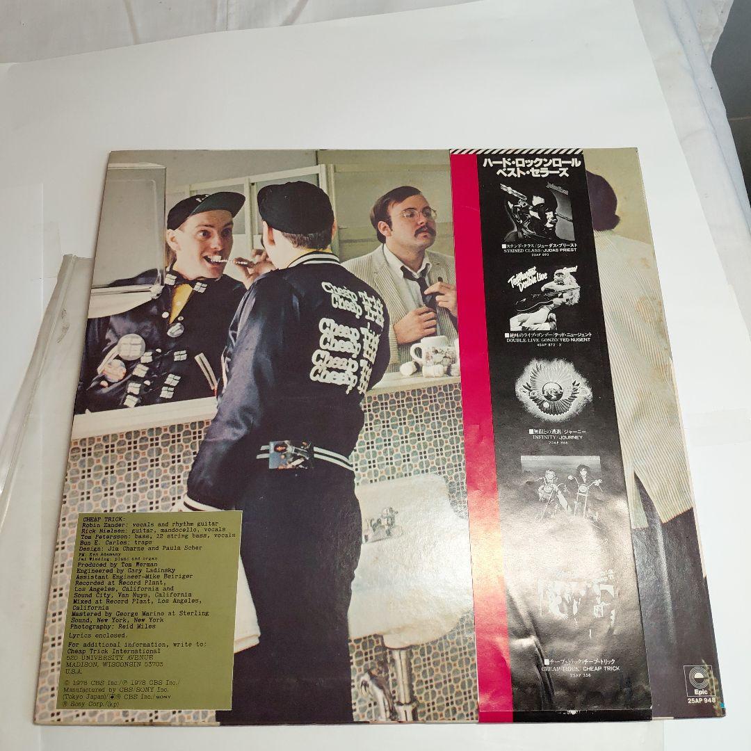 Cheap Trick Heaven Tonight Japan LP Vinyl Record w/ Obi Insert Tour Edition