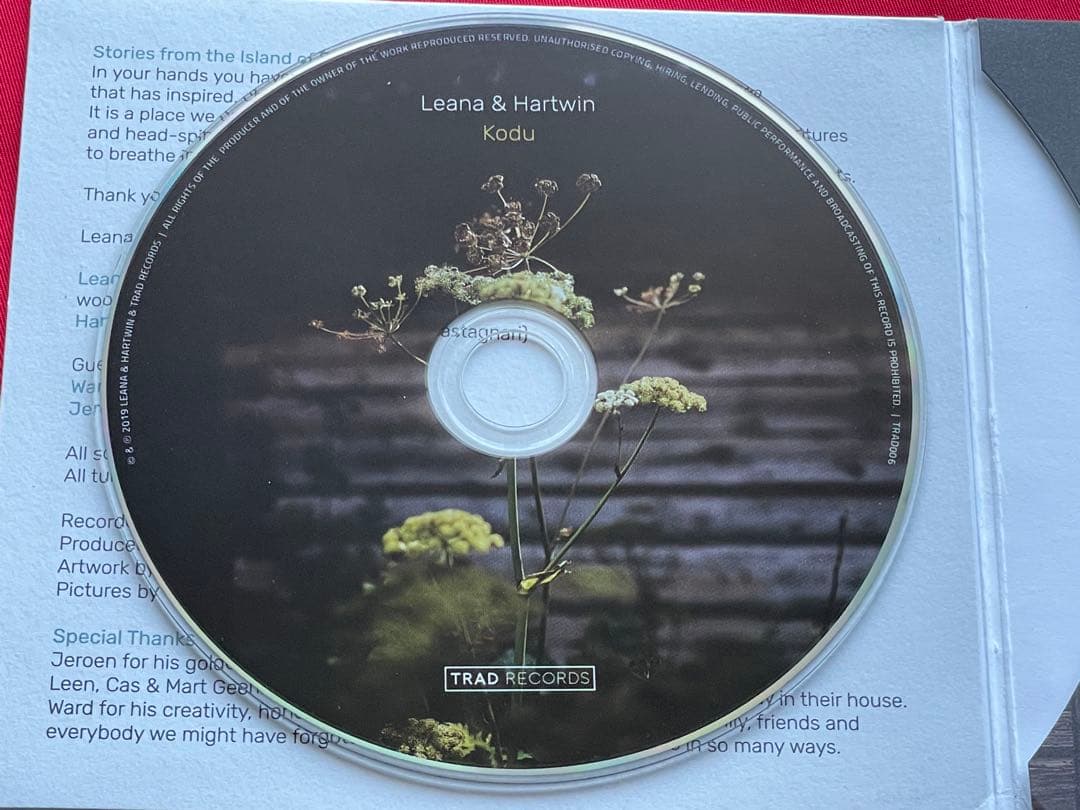 Leana & Hartwin - Kodu CD (Trad Records) Estonian Folk Import