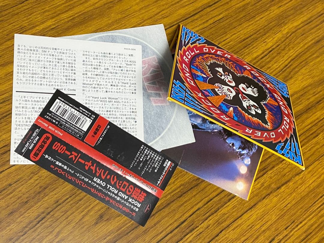 KISS Rock and Roll Over CD Japan Paper Sleeve Mini LP with OBI 1997 Remaster