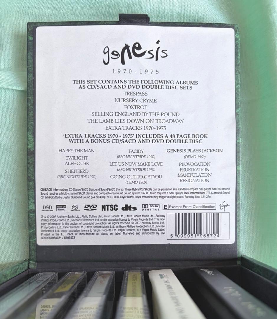 Genesis Limited EU Box Set 1970-75 SACD & DVD 13-Disc Collectible Used | Japansoundstore
