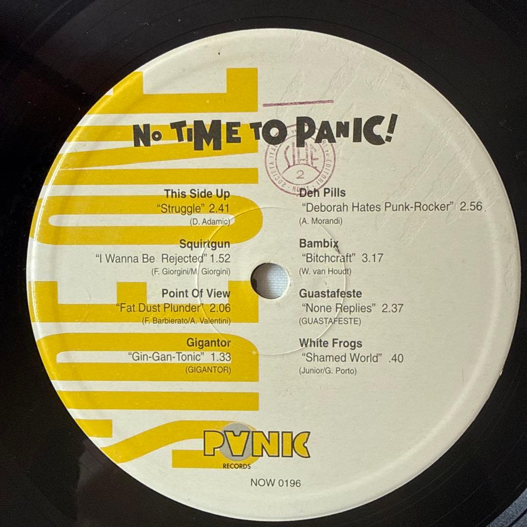 No Time to Panic! 12" Record w/ Bonus EP Italy vs. Rest of the World Black Used | Japansoundstore