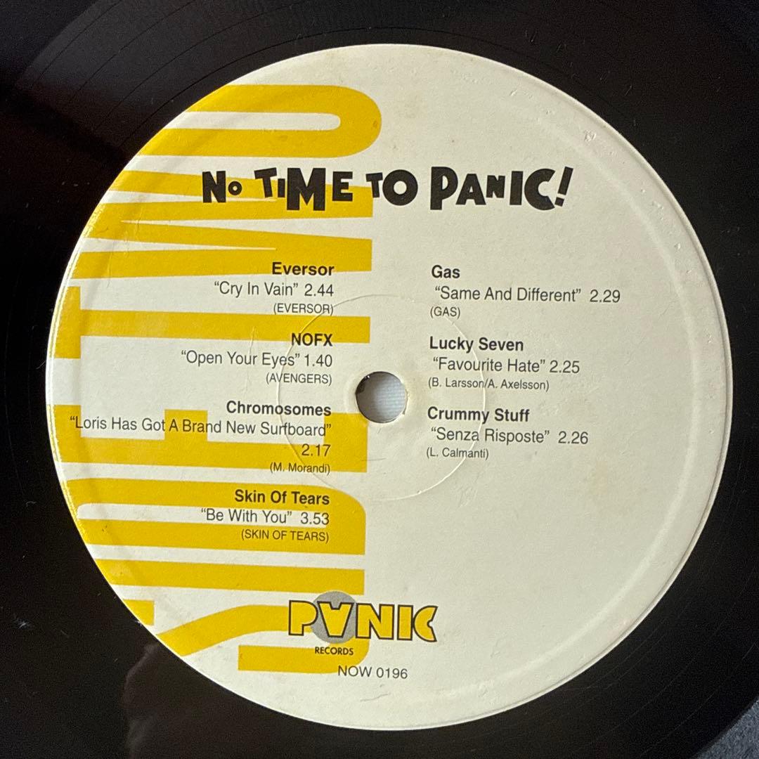 No Time to Panic! 12" Record w/ Bonus EP Italy vs. Rest of the World Black Used | Japansoundstore