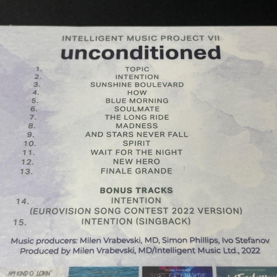 Intelligent Music Project VII - Unconditioned CD (2022) Melodic Rock Import