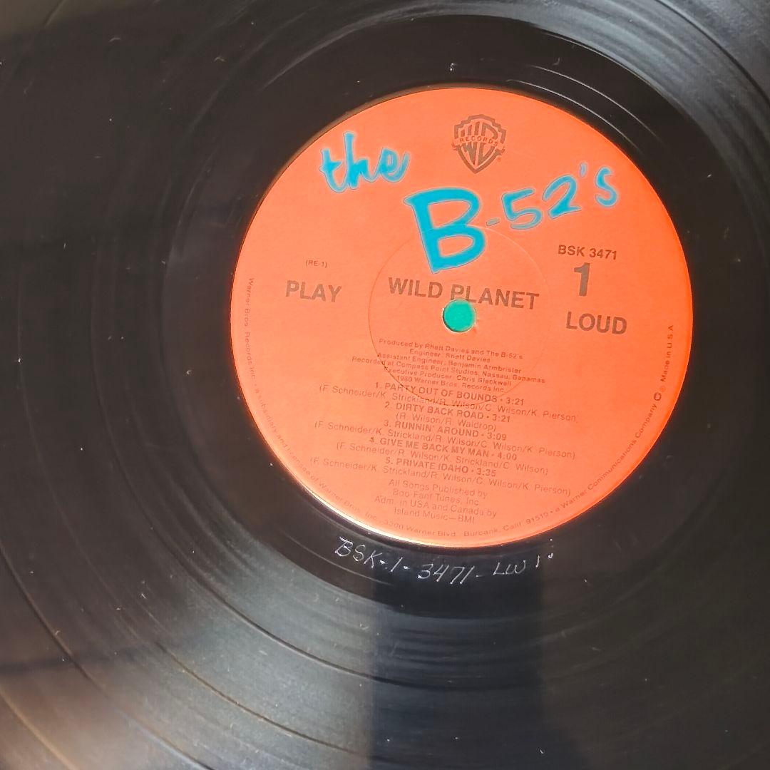 the B-52's Wild Planet LP USA 1980 Orange Jacket, Black Record, Used | Japansoundstore
