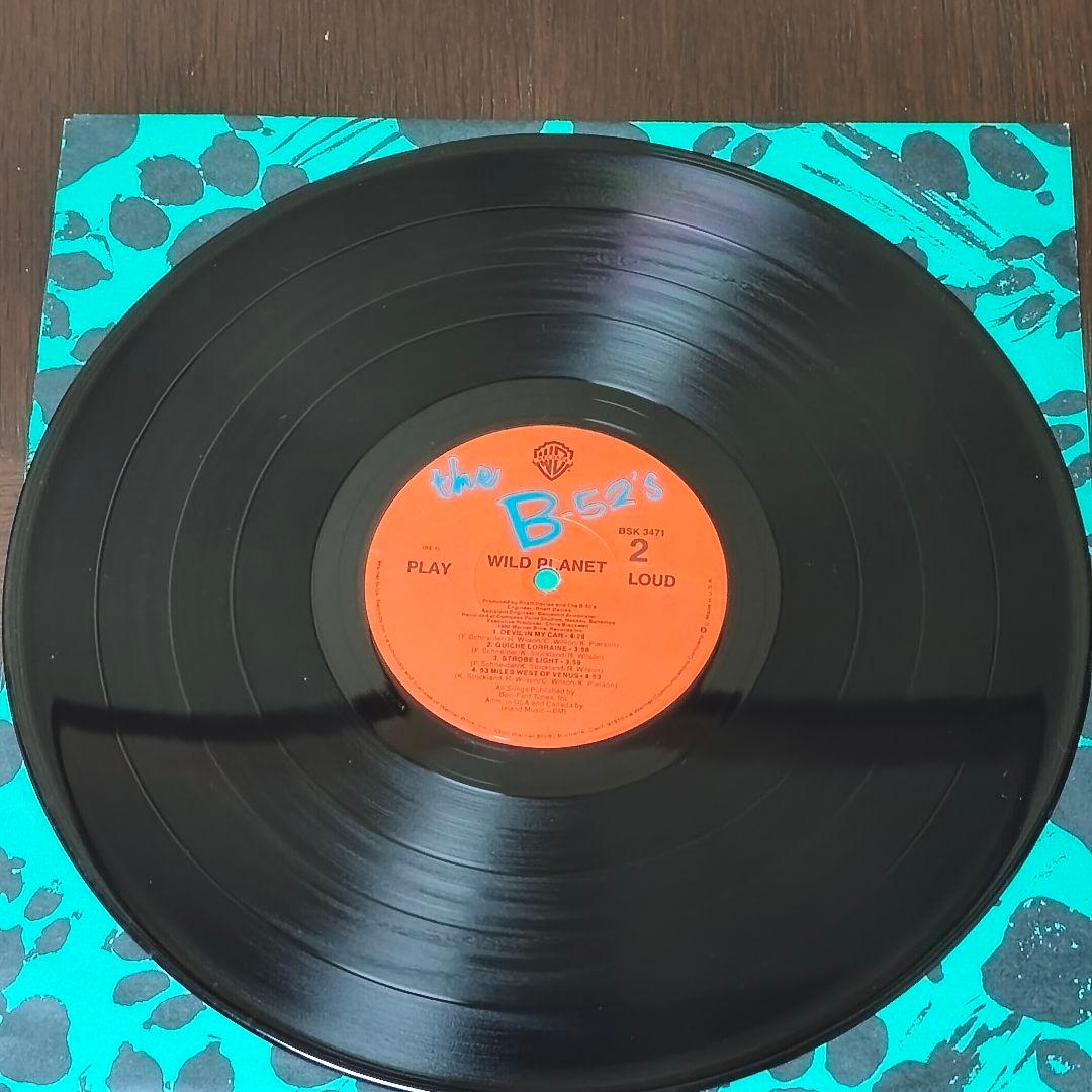 the B-52's Wild Planet LP USA 1980 Orange Jacket, Black Record, Used | Japansoundstore